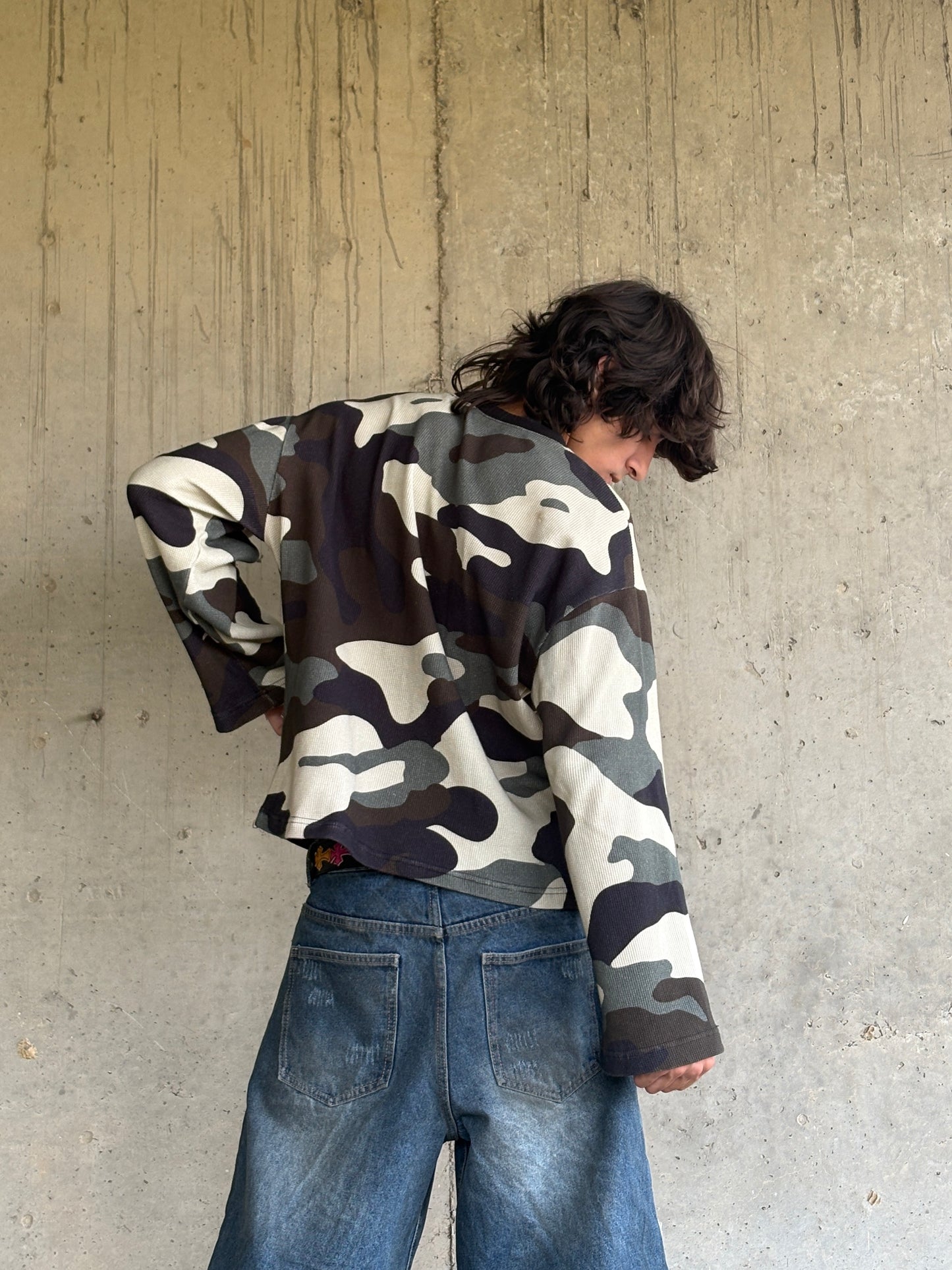 Camo Wide-Sleeve