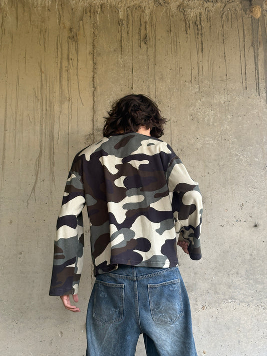 Camo Wide-Sleeve