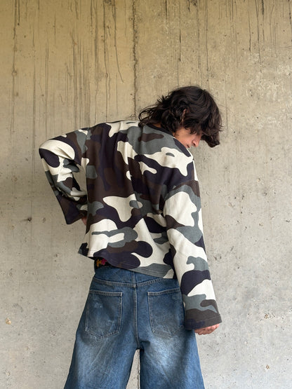 Camo Wide-Sleeve